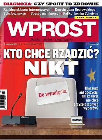 Okładka tygodnika WPROST: 43/2009